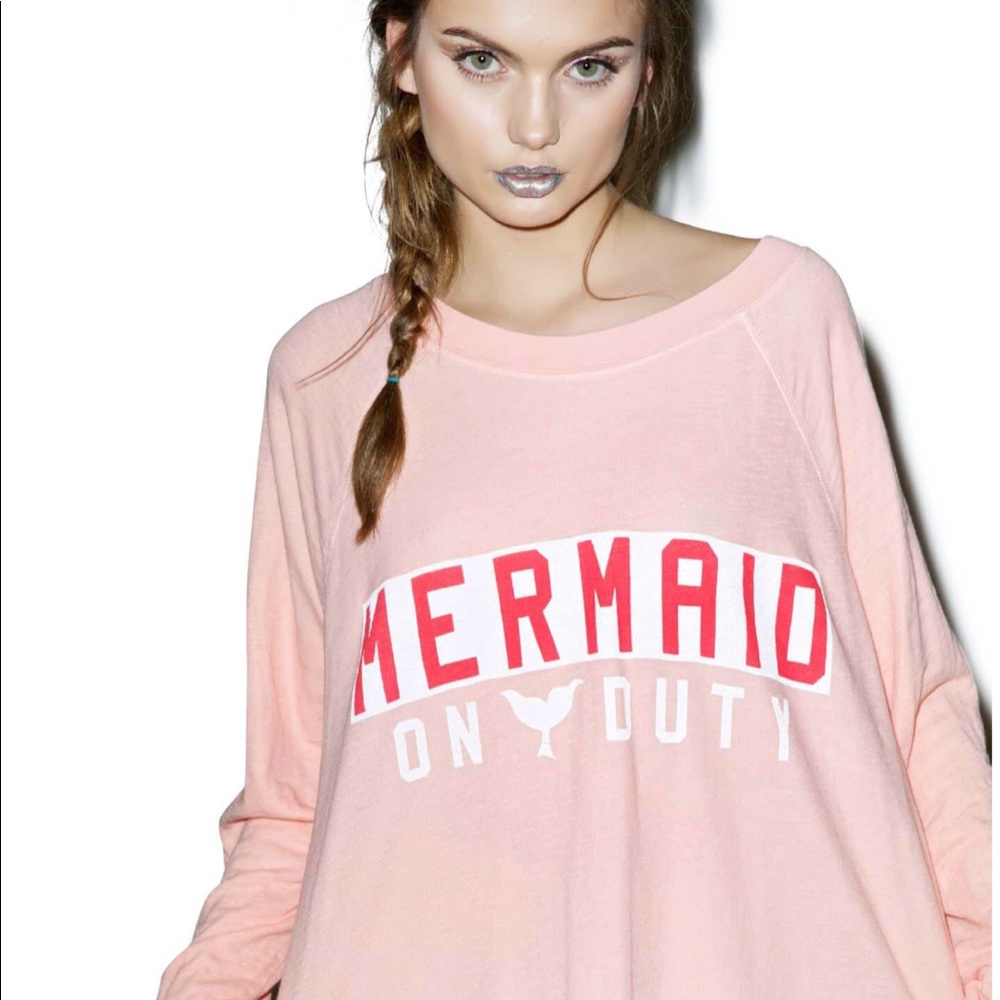 Wild fox light pink sweater/sweatshirt